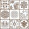 9-Pack Large Mandala Stencils (12x12 in) – Reusable Laser-Cut Painting Templates for DIY Crafts on Walls, Wood, Floors, Tiles, Fabric & Furniture